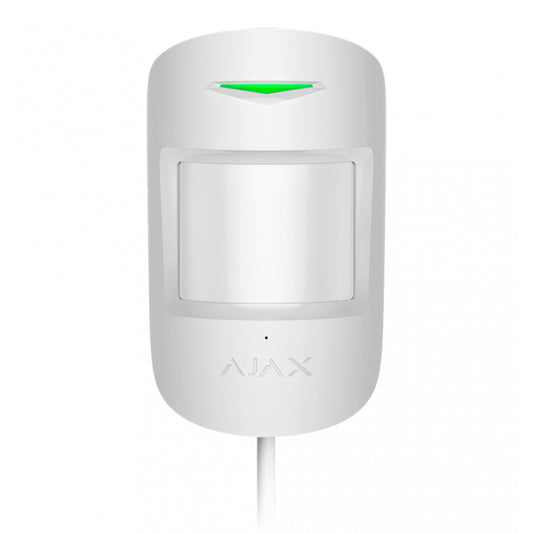 [COMBIPROTECT-FIBRA-WH] Ajax CombiProtect Fibra. Detector  PIR  y rotura de cristal cableado Fibra . Color blanco